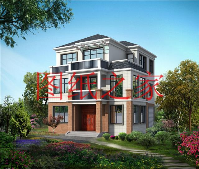 10X12、12X10米兩種尺寸的120平農村三層別墅，造價只要30多萬！