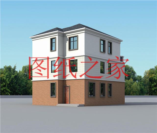 10X12、12X10米兩種尺寸的120平農村三層別墅，造價只要30多萬！