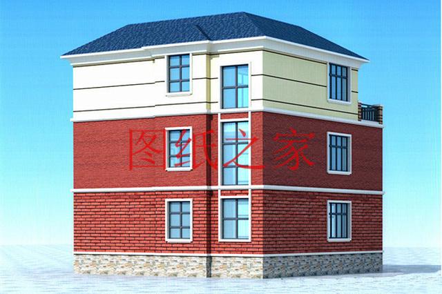 11X11米經典大氣農村三層別墅，方正戶型大家都喜歡！