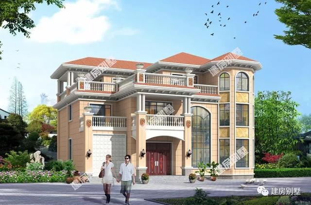 復式農(nóng)村自建住宅設計，面寬16米多，有錢沒錢都想建一套