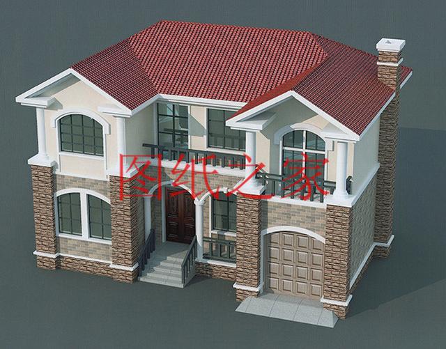 13x10米三層實用戶型，1帶車庫，1、3都有露臺，造價只要30萬！