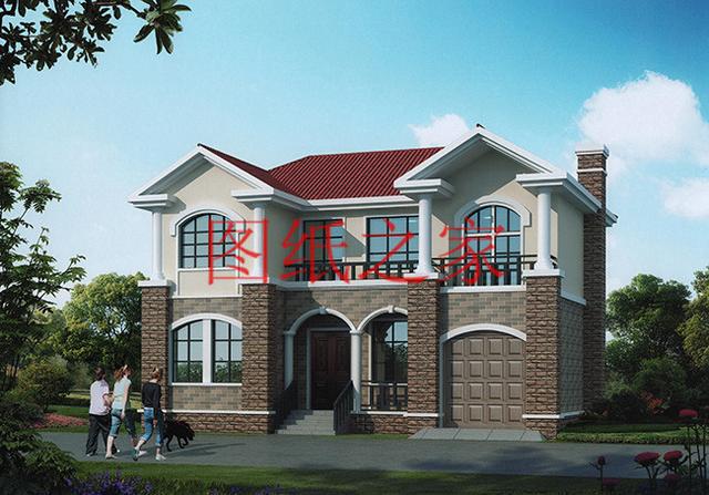 13x10米三層實用戶型，1帶車庫，1、3都有露臺，造價只要30萬！