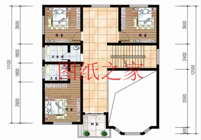 11x11米經(jīng)典二層別墅，精致漂亮、溫馨舒適，25萬(wàn)就能建好！