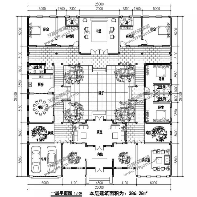 最美的農村一層中式四合院，武漢黃總蓋完這套別墅，全村人都羨慕！