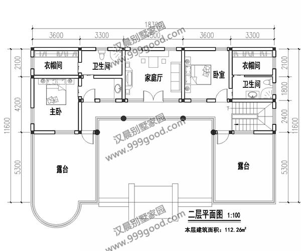 帶露臺中式三合院農村別墅，2套帶車庫，占地170平的第2款才26萬