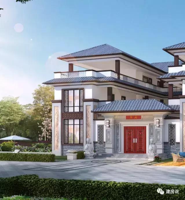 蓋了這棟中式別墅，全村都羨慕我，鄰居天天來參觀