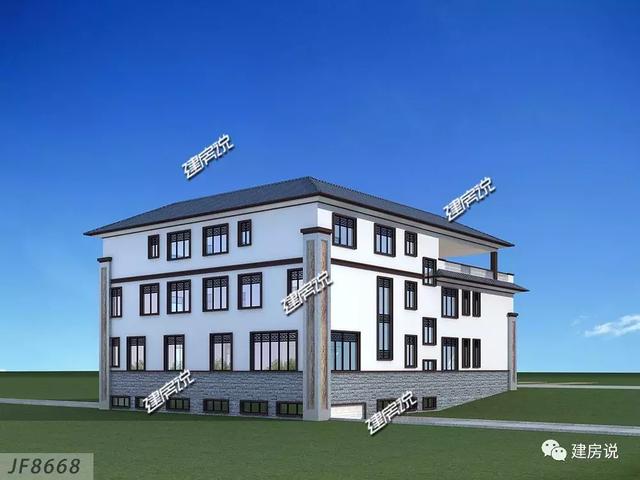 蓋了這棟中式別墅，全村都羨慕我，鄰居天天來參觀