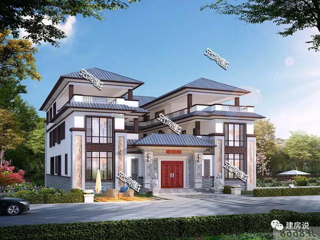 蓋了這棟中式別墅，全村都羨慕我，鄰居天天來參觀