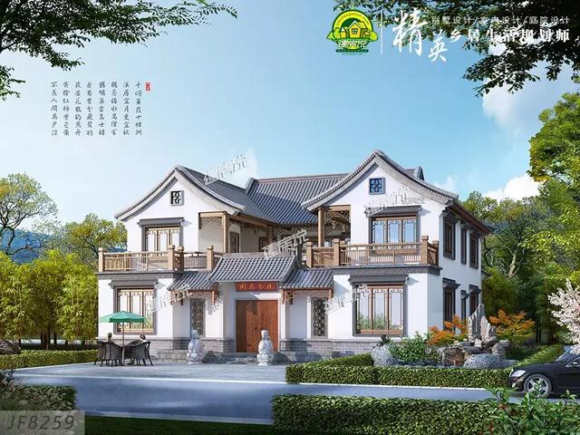 最漂亮的農(nóng)村自建別墅，傳統(tǒng)四合院，真是美極了