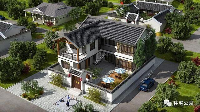 回老家自建房，來棟中式合院怎么樣？這幾套3合院4合院隨你挑