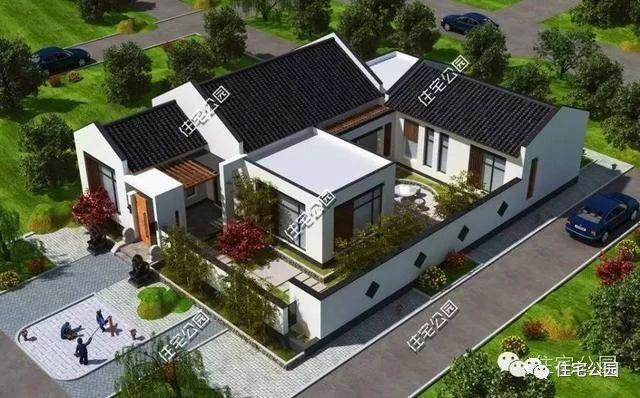 回老家自建房，來棟中式合院怎么樣？這幾套3合院4合院隨你挑