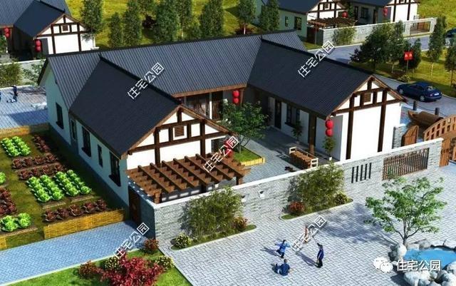 回老家自建房，來棟中式合院怎么樣？這幾套3合院4合院隨你挑