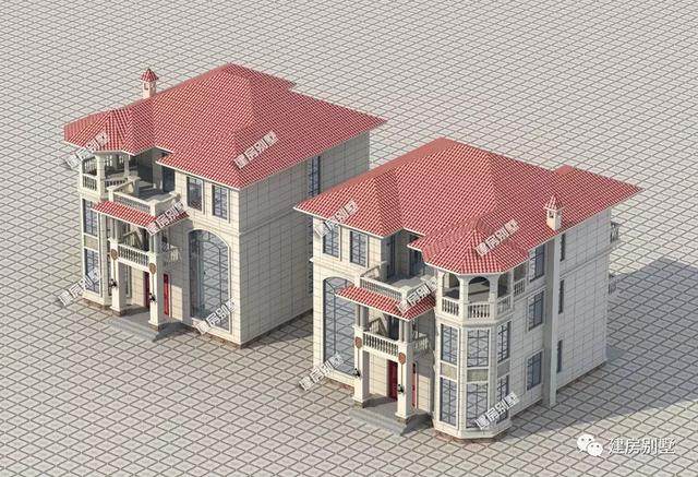 13X14.15米聯(lián)排別墅，豪華住宅還帶地下室，奢華又有品位