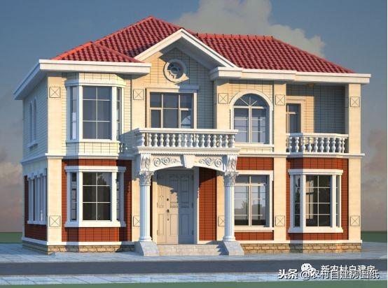 家里人多先別慌，這5款多臥室二層別墅設(shè)計(jì)圖，親戚再多也不怕