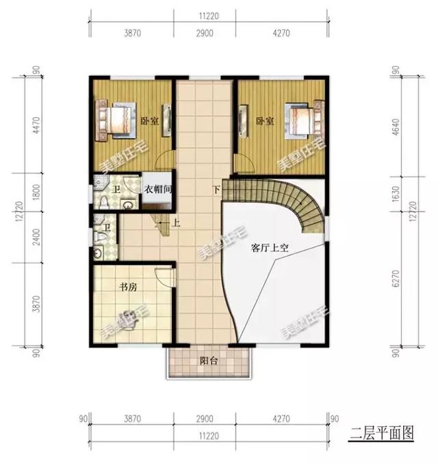 6套帶挑空客廳的簡歐風農村別墅設計，建好就是村里地標