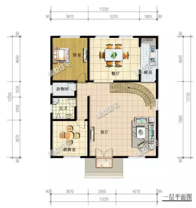 6套帶挑空客廳的簡歐風農村別墅設計，建好就是村里地標