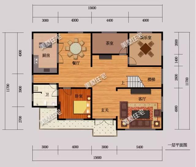 6套帶挑空客廳的簡歐風農村別墅設計，建好就是村里地標