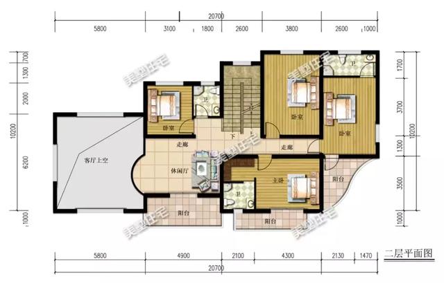 6套帶挑空客廳的簡歐風農村別墅設計，建好就是村里地標