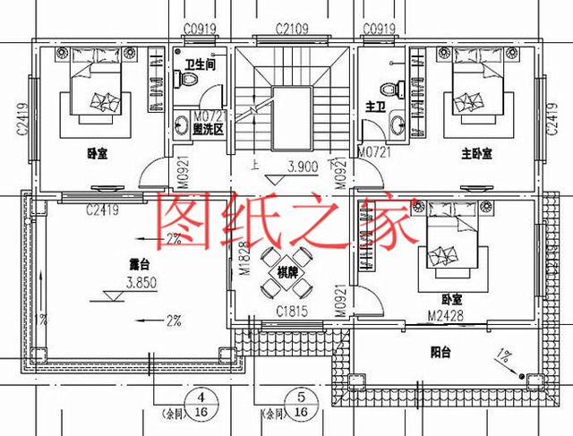 3套15X10米的二層小別墅，造價只要25萬元，省錢又實用！