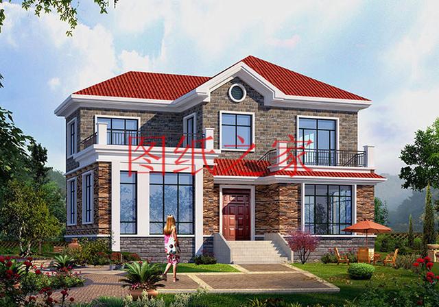 3套15X10米的二層小別墅，造價只要25萬元，省錢又實用！