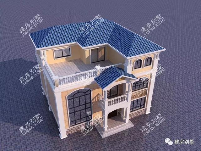 帶旋轉樓梯的農村自建別墅，高端大氣上檔次，這樣的房子才顯身份