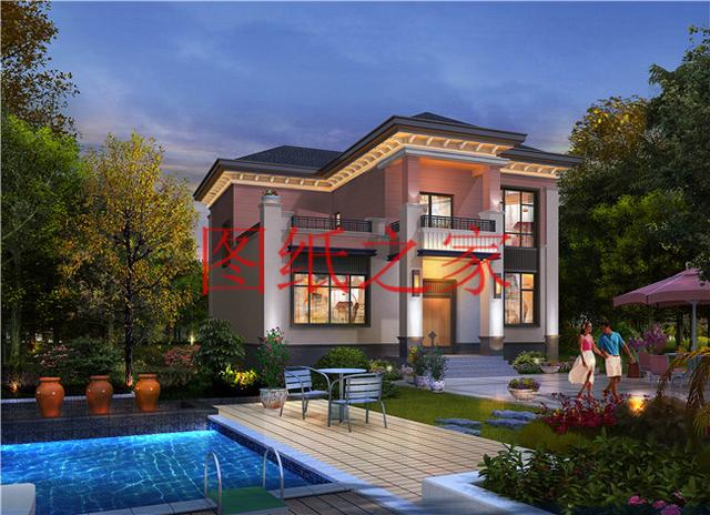 5套開間12米的二層別墅，戶型方正實用，人人都喜歡！