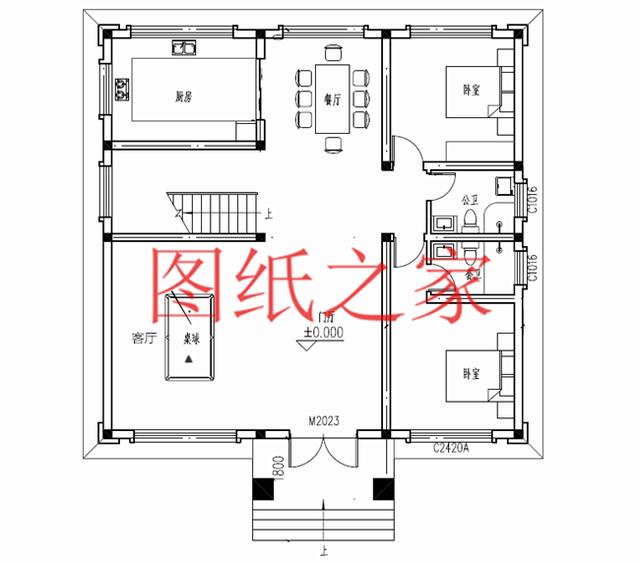 5套開間12米的二層別墅，戶型方正實用，人人都喜歡！