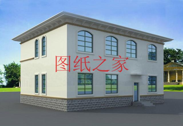 農村兩層簡歐別墅，148平米只要25萬就能建好，你心動了嗎？