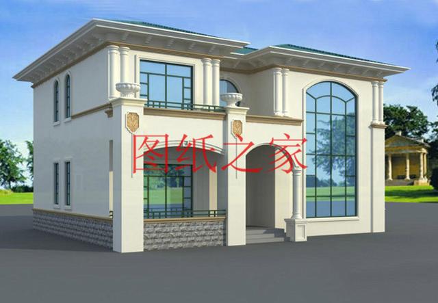 農村兩層簡歐別墅，148平米只要25萬就能建好，你心動了嗎？