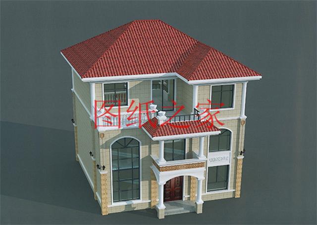 12X10米三層別墅，只要35萬就能建好，實用又有面子！