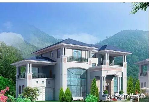 歐式豪華三層農(nóng)村自建別墅，敢這么建的，不是土豪就是大老板