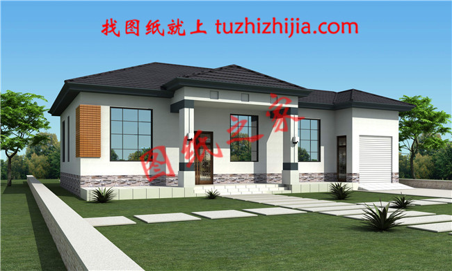 18萬農村自建一層別墅設計圖,美觀大方