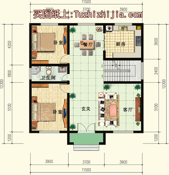 農(nóng)村自建20萬二層小樓圖，看著舒心，住著舒服！