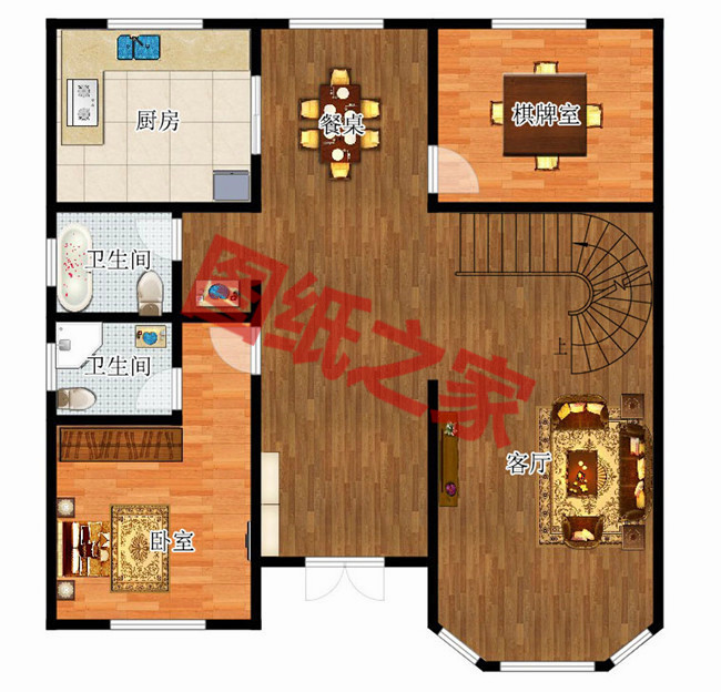 農(nóng)村自建20萬二層小樓圖，看著舒心，住著舒服！