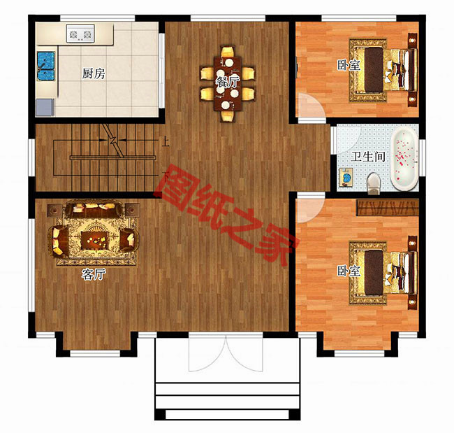 農(nóng)村自建20萬二層小樓圖，看著舒心，住著舒服！