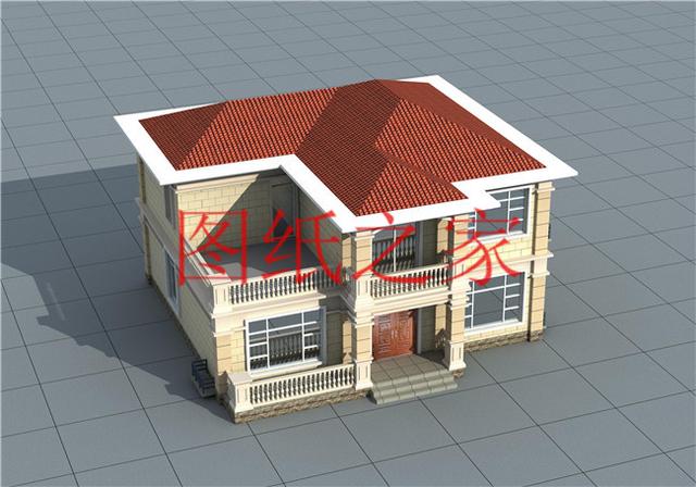 占地130平米左右的農村二層別墅，造價只要25萬，經濟又實惠！