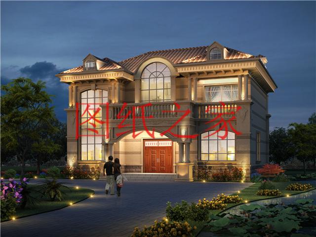 占地130平米左右的農村二層別墅，造價只要25萬，經濟又實惠！