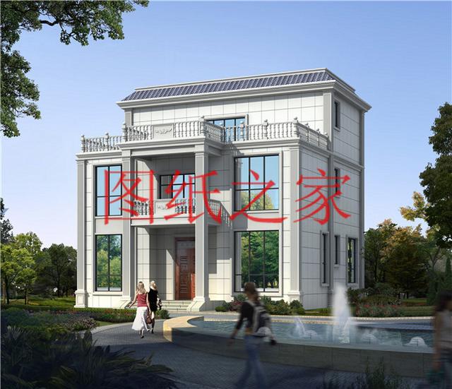 12X12米農村三層別墅，經典大氣又實用，這樣的設計你喜歡嗎？