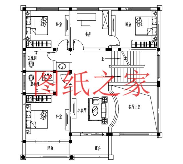 120平米的農村三層別墅，造價30萬左右，喜歡就帶回家建房吧！