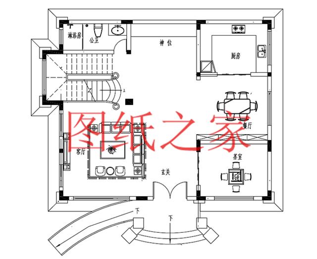 120平米的農村三層別墅，造價30萬左右，喜歡就帶回家建房吧！
