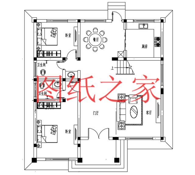 120平米的農村三層別墅，造價30萬左右，喜歡就帶回家建房吧！