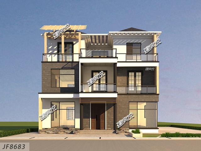 現代風農村自建小別墅，漂亮的不像實力派，非常受年輕人喜愛！