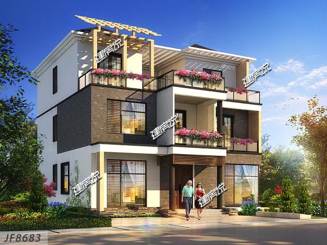 現代風農村自建小別墅，漂亮的不像實力派，非常受年輕人喜愛！