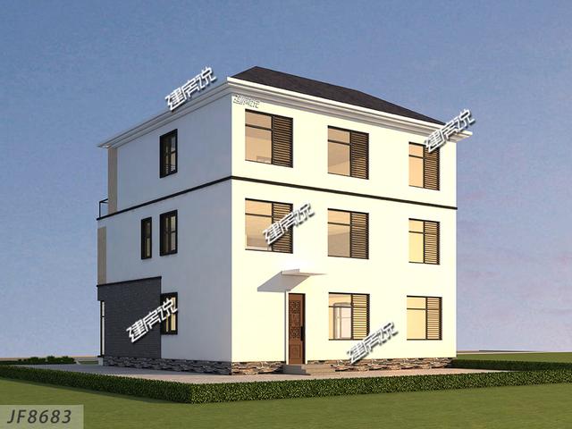 現代風農村自建小別墅，漂亮的不像實力派，非常受年輕人喜愛！