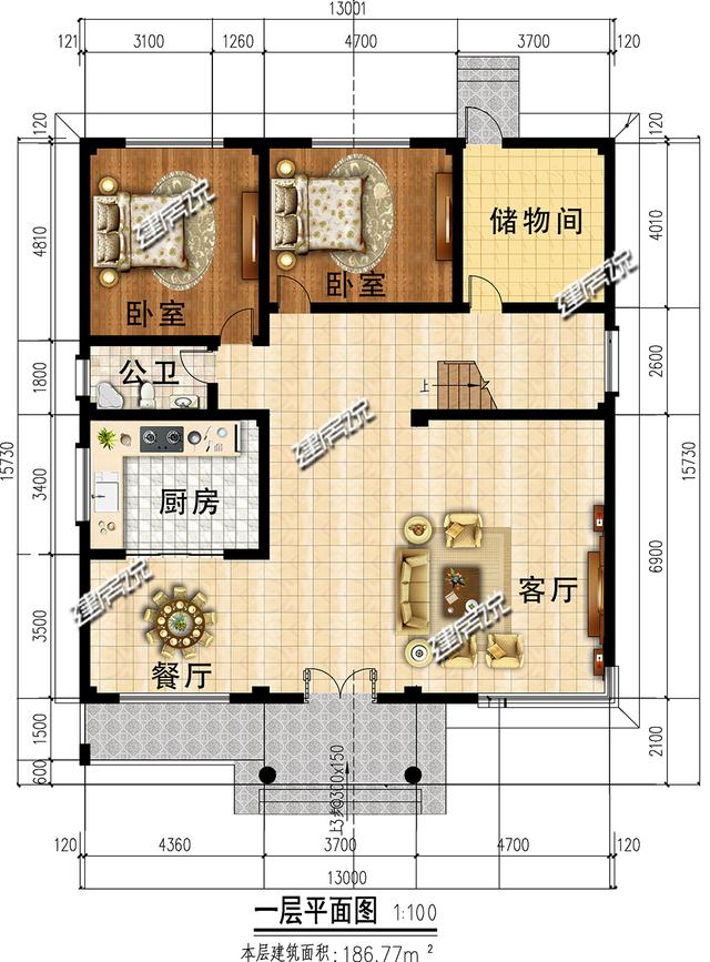 現代風農村自建小別墅，漂亮的不像實力派，非常受年輕人喜愛！