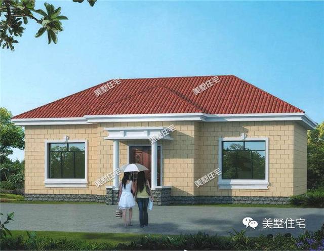 5套一層農村自建別墅圖紙，11萬建別墅，見過的都說比樓房好