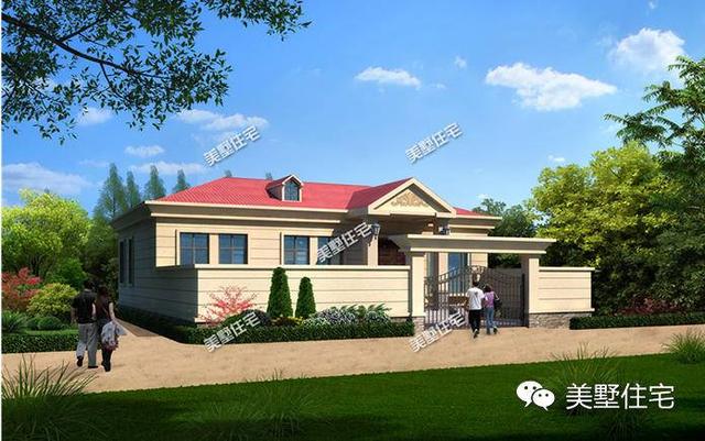 5套一層農村自建別墅圖紙，11萬建別墅，見過的都說比樓房好