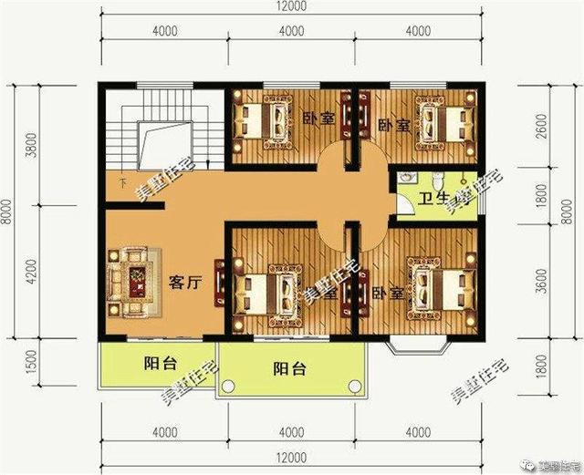 16萬就可以建一棟兩層別墅，這4套經典戶型方案，父母們肯定喜歡