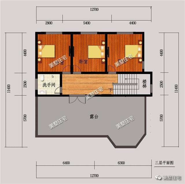 非常標準的5套系農村自建別墅設計，看完你也能建出這么好看房子！