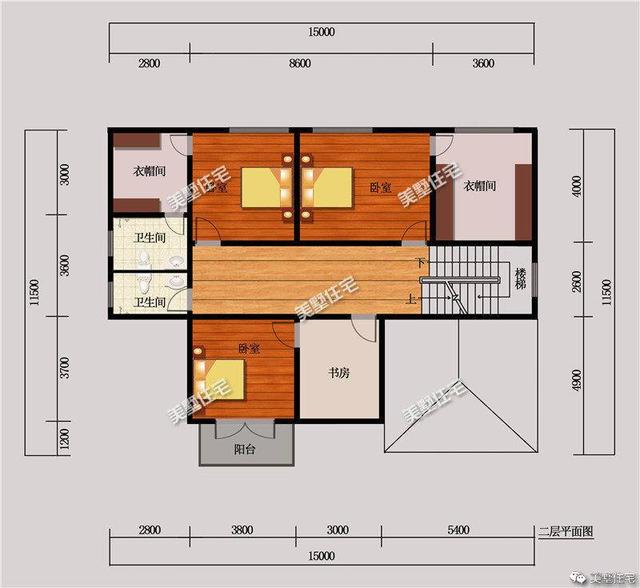 非常標準的5套系農村自建別墅設計，看完你也能建出這么好看房子！